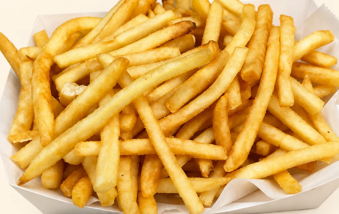 Golden French fries